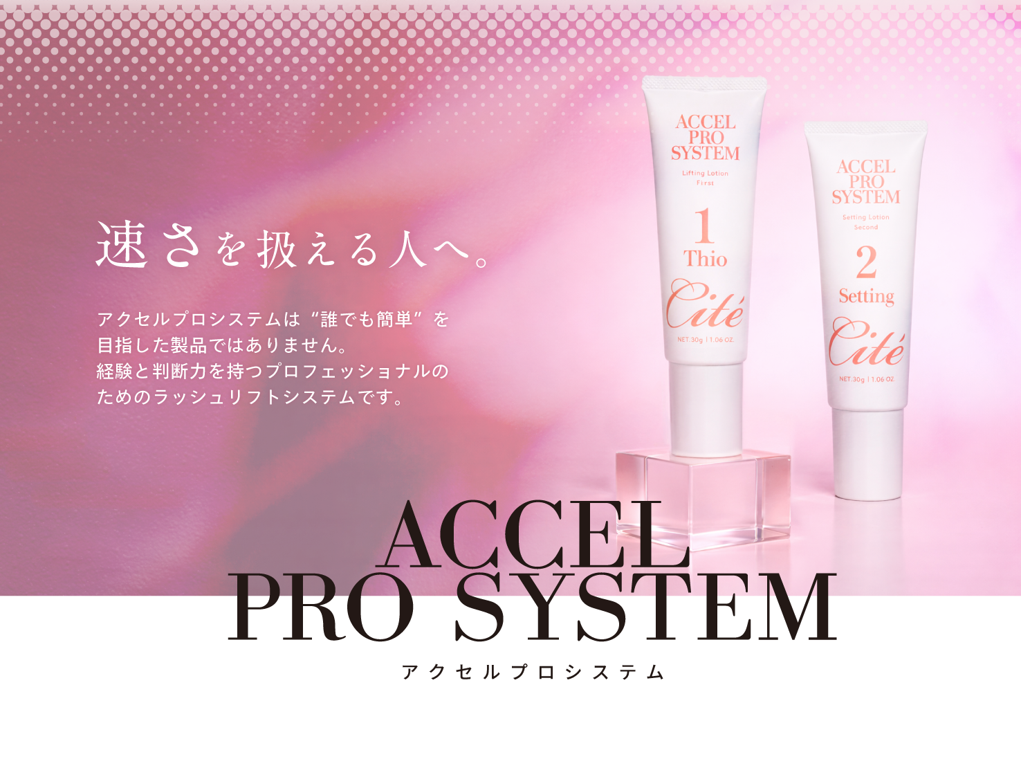 アクセルプロシステム フッターバナー