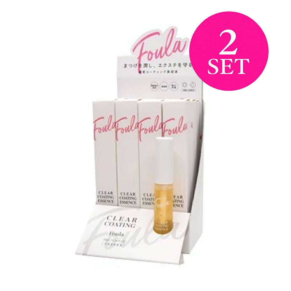 【Foula】クリアコーティングマスカラ美容液 10ml 24本セット まつげ美容液
