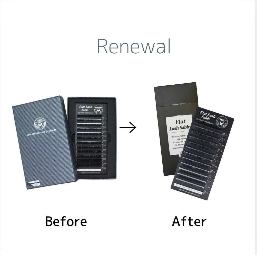 【ome】Flatラッシュ セーブル