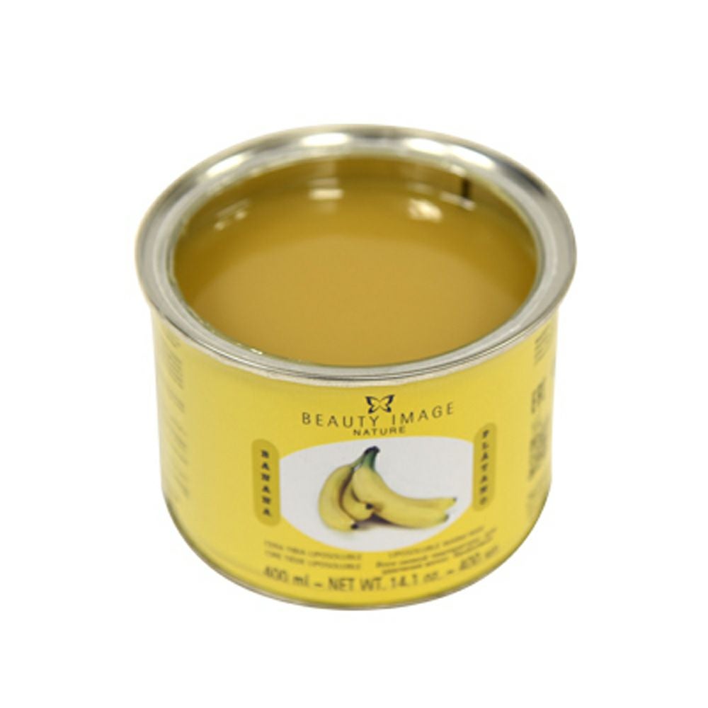 脱毛ワックス　ソフトワックス　バナナ4缶 脱毛】ソフトワックス バナナ 400ml/浜川貿易有限会社