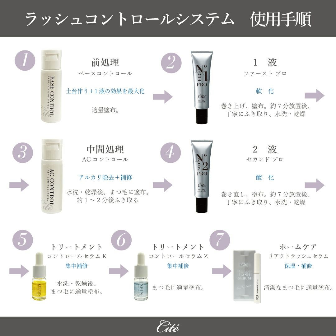 Cite】コントロールセラム Z | 業務用・プロ向け まつげエクステ商材