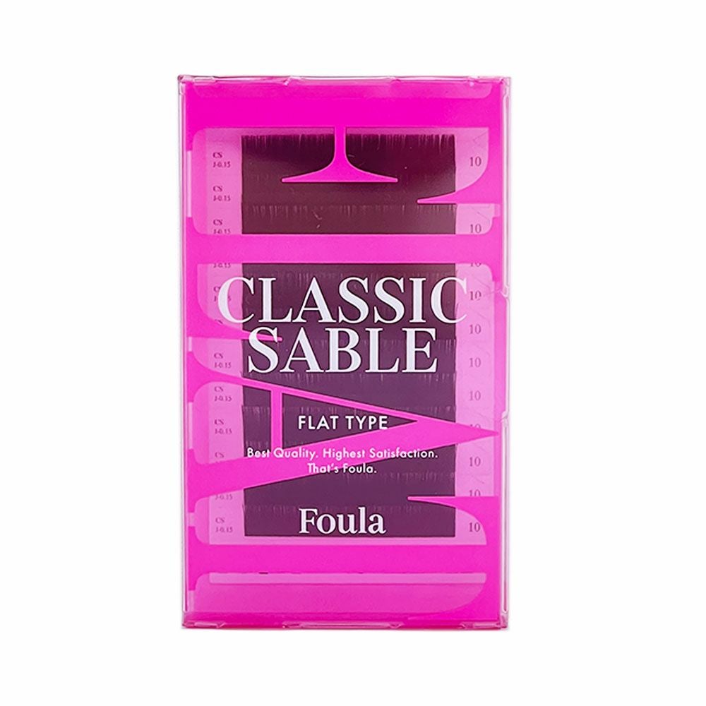 Foula】クラシックセーブル フラットタイプ | 業務用・プロ向け まつげ Foula】クラシックセーブル フラットタイプ | 業務用・プロ向け まつげ