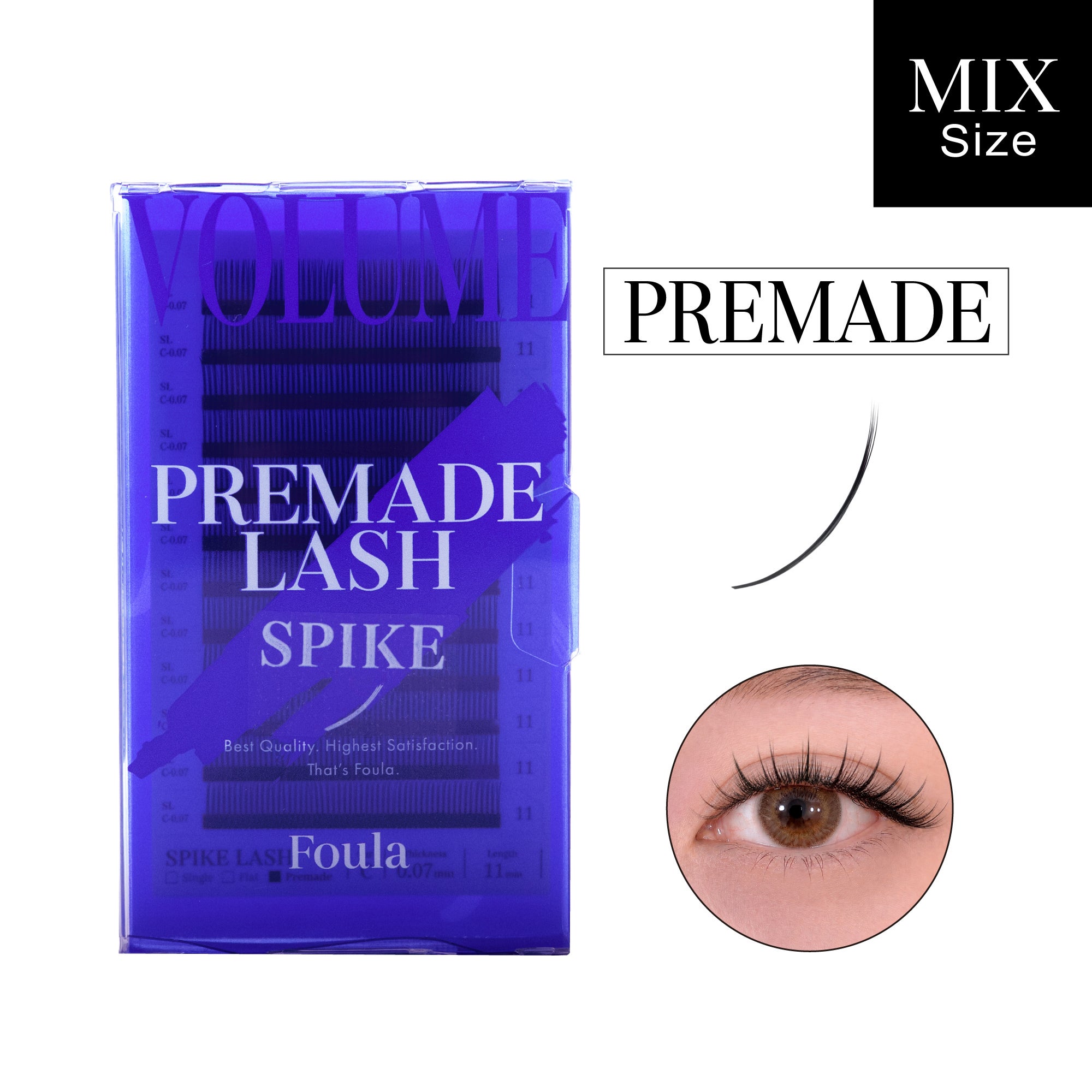 【Foula】スパイクラッシュ 9-15mm サイズMix プリメイド