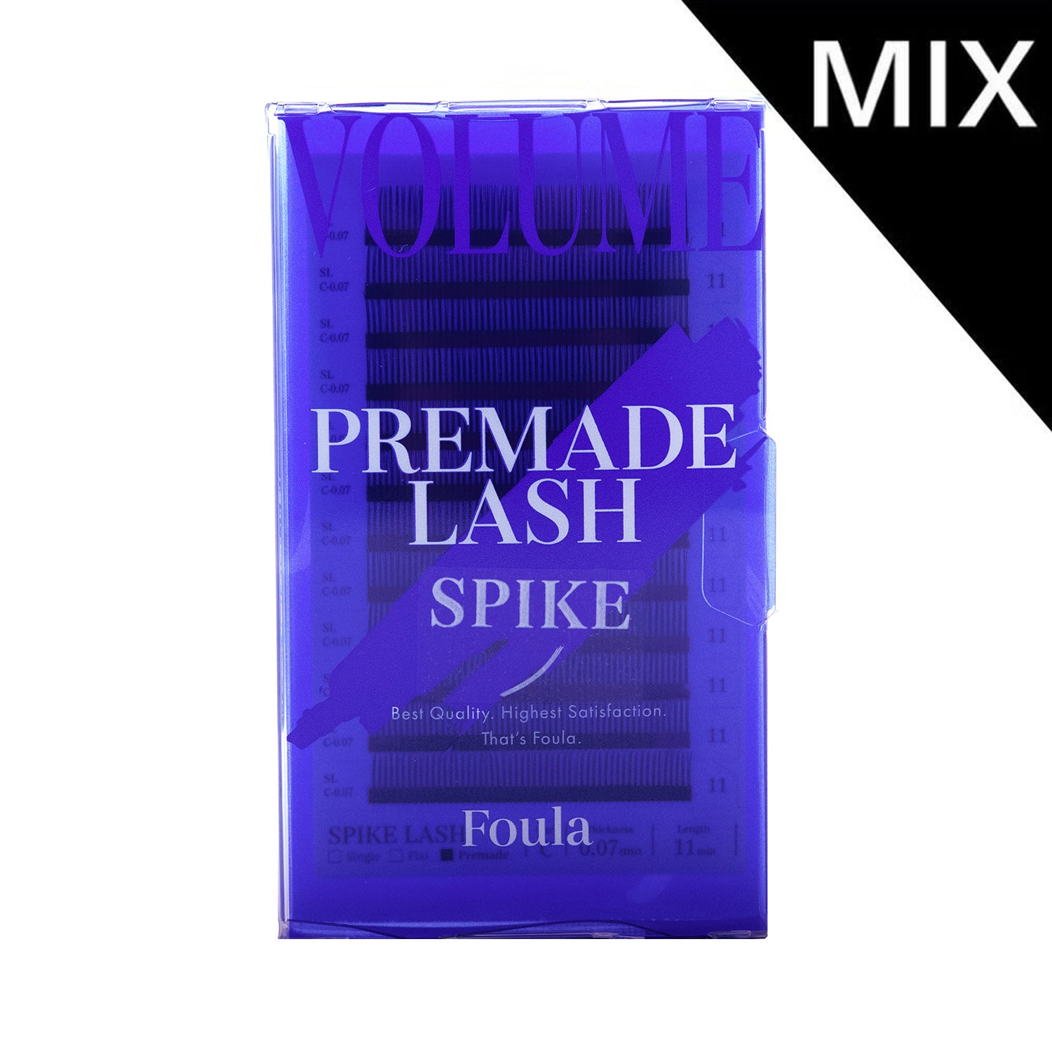 Foula】スパイクラッシュ 9-15mm サイズMix | 業務用・プロ向け まつげ