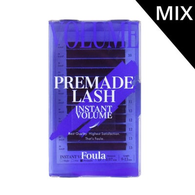 【Foula】インスタントボリュームラッシュ 9-13mm サイズMix プリメイド