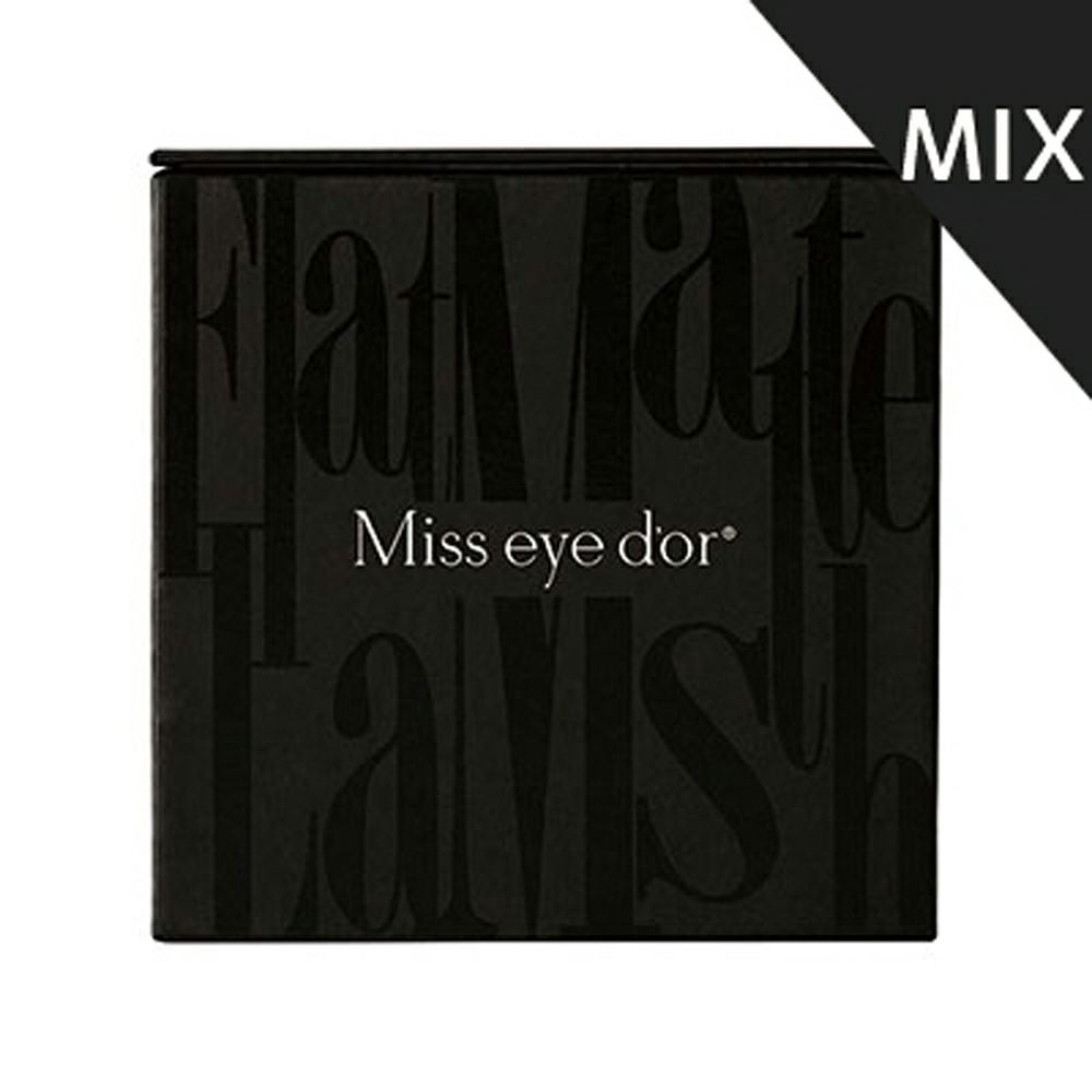 マツエク商材 Miss eye d'or フラットマットラッシュ 開業セット Miss eye d'or】フラットマットラッシュ 7-15mm サイズMix | 業務用