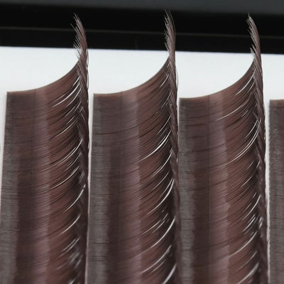 【Foula】カラーボリュームアップラッシュ 12列シート ダークブラウン