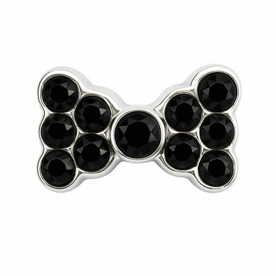 【耳つぼ】パーツストーンリボン 5個セット