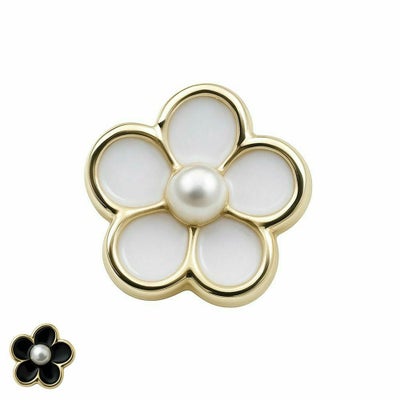 【耳つぼ】パーツ花 Cタイプ 5個セット