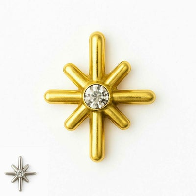 【耳つぼ】パーツクリスタル Bタイプ 5個セット