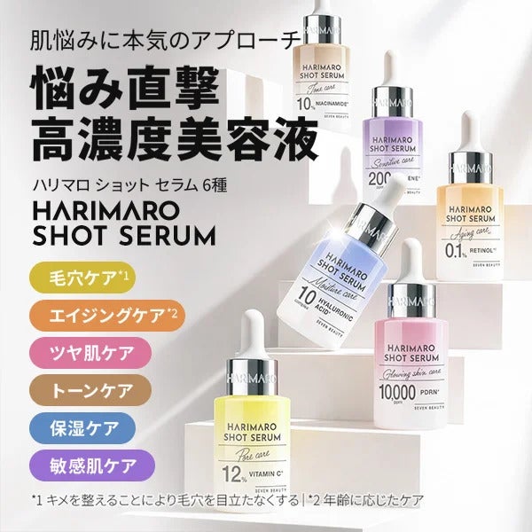 【7BEAUTY】ハリマロ ショットセラム ナイアシンアミド 30mL