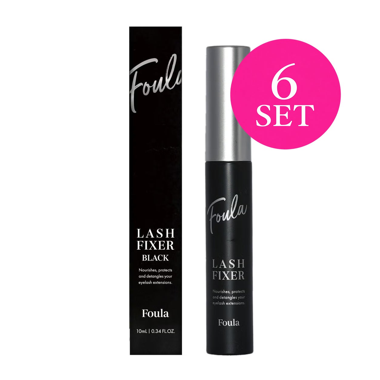 Foula】ラッシュフィクサーブラック 10ml 6本セット | 業務用・プロ